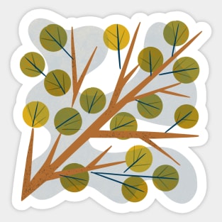 Branch and Leaves Sticker